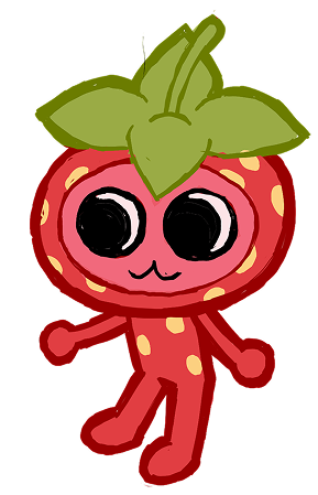 Tsubu, Yūki's strawberry mascot